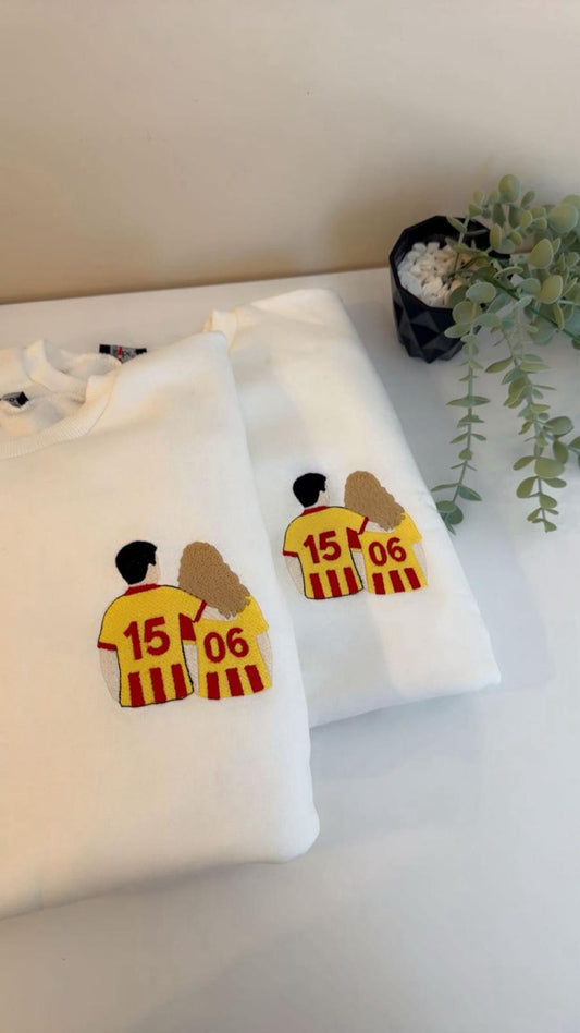 Kişiye Özel Takımlı Çift Nakışı