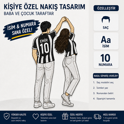 Kişiye Özel Takımlı Çift Nakışı 4