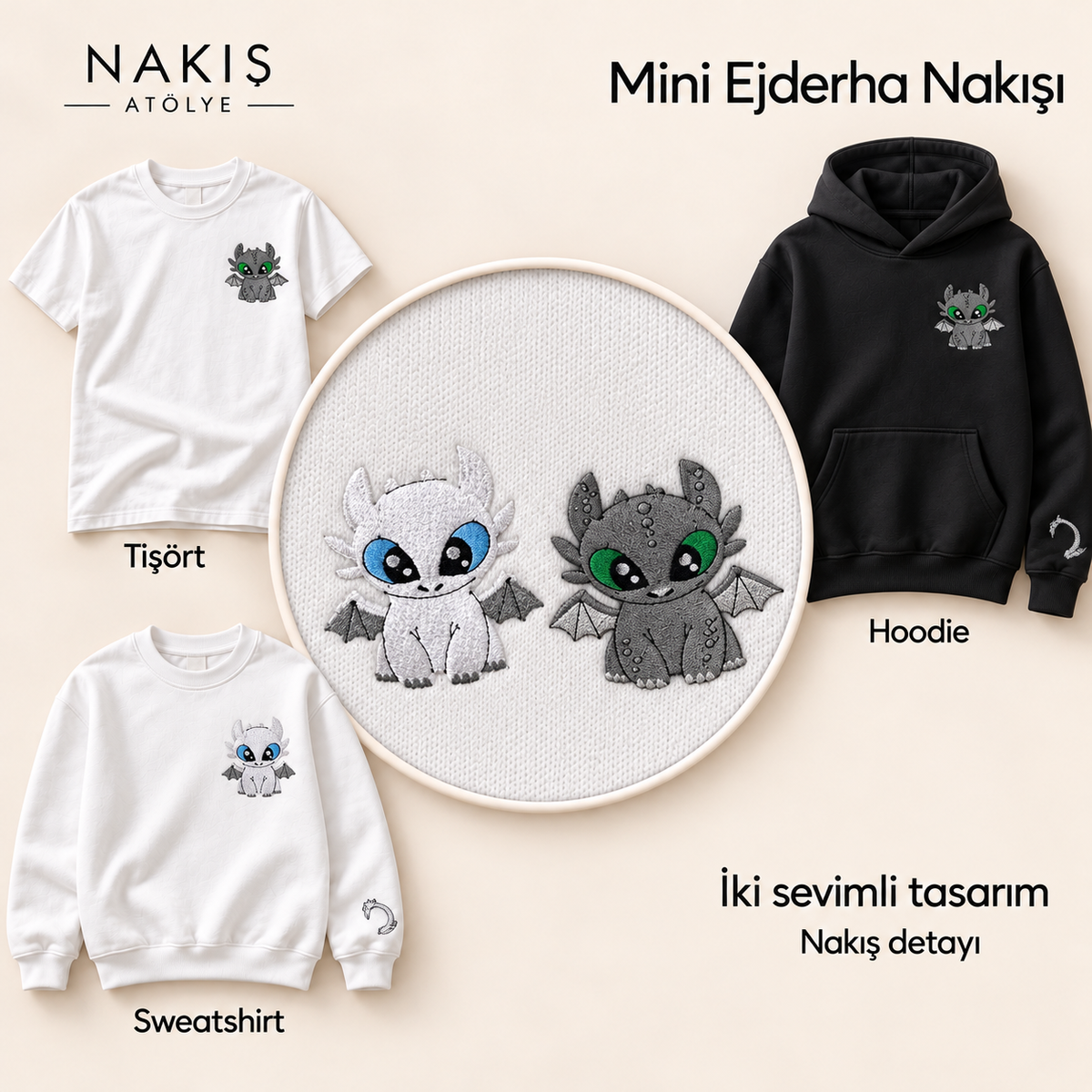 Mini Ejderha Nakışı – nakış detaylı ürün kapağı