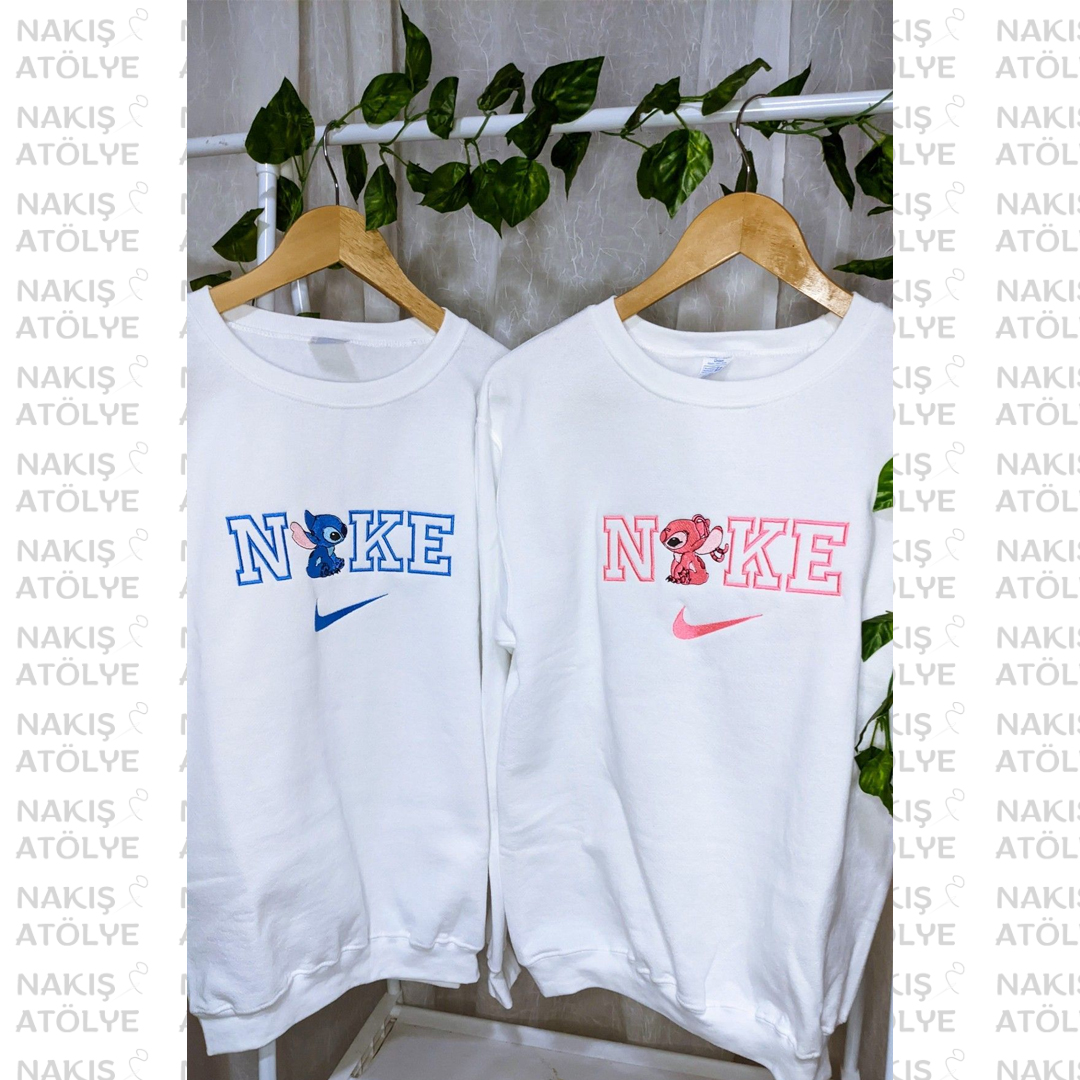 Stitch ve Angel Nakışı