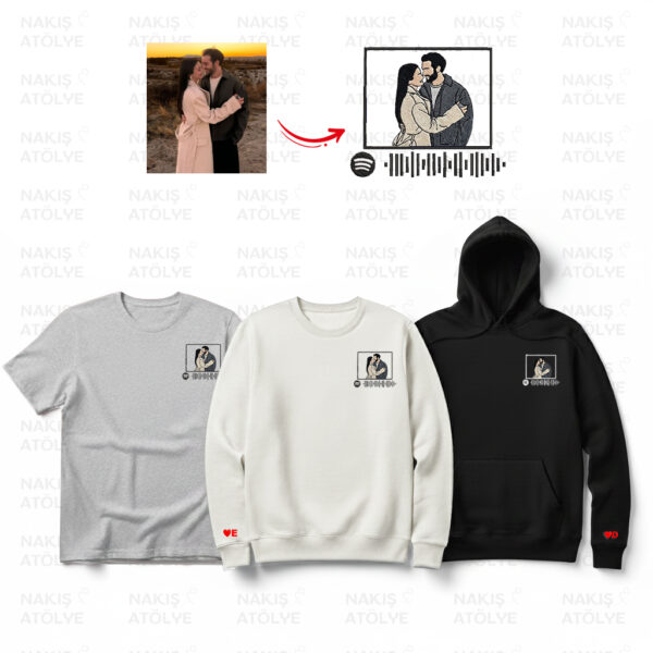 Spotify Kodlu Fotoğraf Nakışı